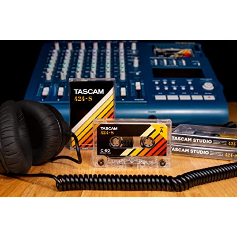 Tascam 424-S C-60 카세트 테이프 - 녹음 시간 60분, 하이 바이어스 유형 II