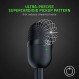 Razer Seiren 미니 USB 콘덴서 마이크: PC 스트리밍 및 게임용 - 전문가 수준의 녹음 품질 - 정밀한 초지향성 픽업 패턴 - 틸팅 스탠드 - 충격 방지 - 클래식 블랙