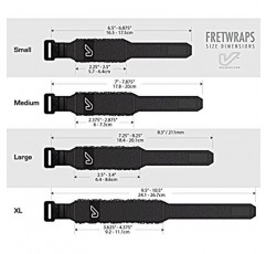 Gruv Gear FretWraps 스트링 뮤터 1팩(블랙, 스몰) (FW-1PK-SM)