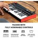 AKAI Professional MPK Mini MK3 - 8개의 백라이트 드럼 패드, 8개의 노브 및 음악 제작 소프트웨어가 포함된 25키 USB MIDI 키보드 컨트롤러