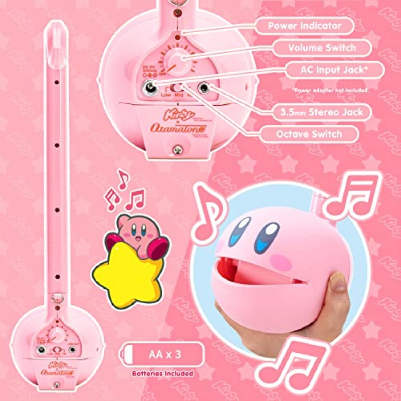 Otamatone Deluxe Kirby 전자 악기 휴대용 신디사이저 일본 Cube/Maywa Denki(영어 버전)