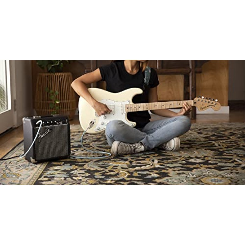 Fender Frontman 10G 기타 앰프, 10와트, 6인치 펜더 특수 디자인 스피커, 7.5Dx11.5Wx13.7H 인치