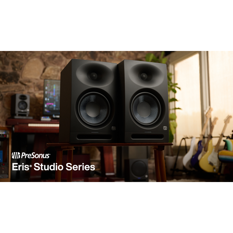 PreSonus Eris Studio 5 EBM 도파관이 포함된 5.25인치 2방향 액티브 스튜디오 모니터