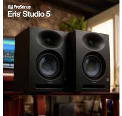 PreSonus Eris Studio 5 EBM 도파관이 포함된 5.25인치 2방향 액티브 스튜디오 모니터