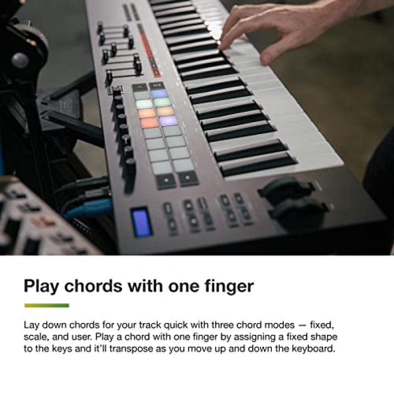 Novation Launchkey 25 [MK3] MIDI 키보드 컨트롤러 - 원활한 Ableton 라이브 통합. 코드 모드, 스케일 모드 및 아르페지에이터 - 음악 제작용