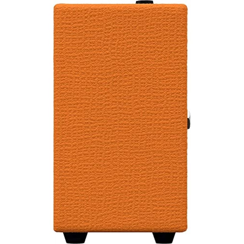 Orange Amps Crush Mini 3W 기타 콤보 앰프 번들, AC 전원 어댑터, 배터리 및 액체 오디오 연마 천 포함(4개 품목)