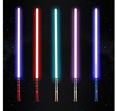 SABNEO Light Saber V7 변경 가능한 색상 - 부드러운 스윙 및 사운드 결투 Light Sabers RGB - 10가지 음향 효과