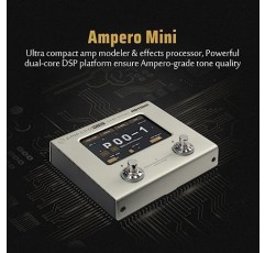 HOTONE Ampero Mini MP50VN 기타 멀티 효과 프로세서 터치 스크린 모델링 IR 캐비닛