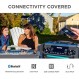 ION 오디오 픽업 - 충전식 배터리, 노래방 마이크, 라디오, 바퀴, 핸들 및 USB 충전 기능을 갖춘 100W 방수 Bluetooth 실외 스피커