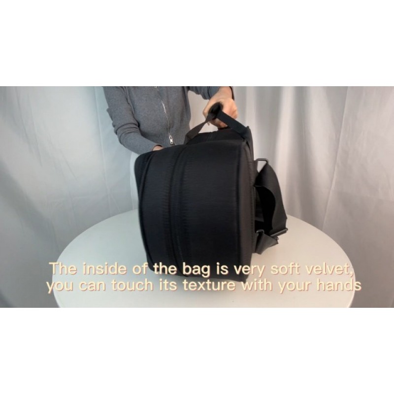 알토 색소폰용 색소폰 케이스 백팩 방수가방 및 내압반주 특수 수하물 하드백 어깨끈 액세서리 패딩 처리된 운반용 가방(검은색)