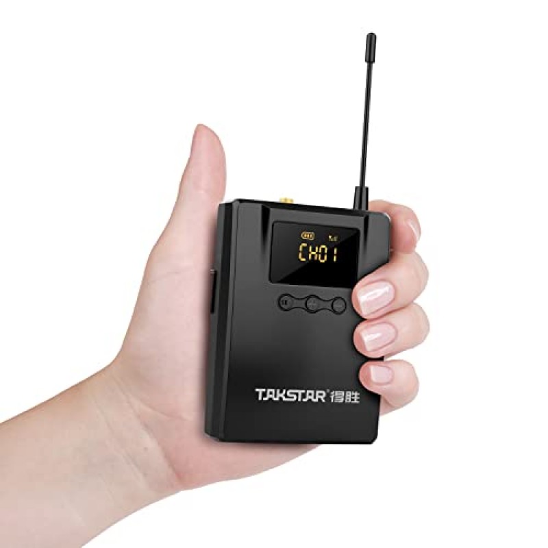 WPM-300용 TAKSTAR UHF 무선 인이어 모니터 수신기, 인이어폰을 사용한 무선 바디팩 모니터링, 모니터링 수신기만