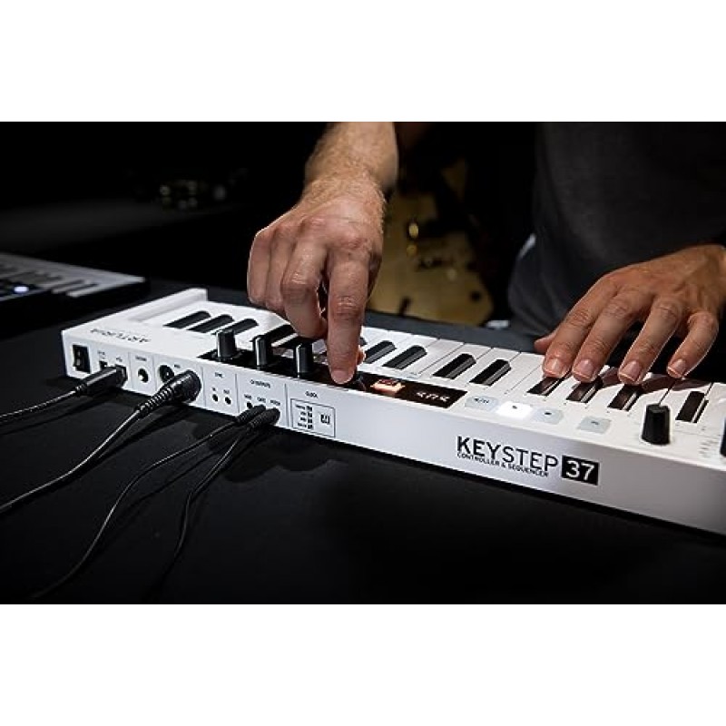 Arturia KeyStep 37 컨트롤러 및 시퀀서 USB/MIDI/CV 키보드 컨트롤러