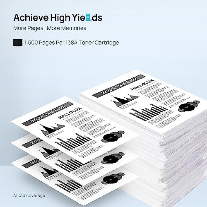 HP 138A W1380A 레이저젯 프로 3001dw MFP 3101fdw 프린터와 호환되는 138A 토너 카트리지 검정(칩이 있는 검정 138A 토너 카트리지 1개)