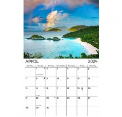 Christian Wheatley Photography가 제작한 미국령 버진 아일랜드의 2024년 달력