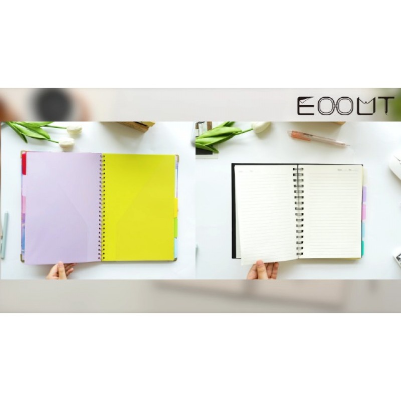 EOOUT 24pcs A6 미니 노트북 다채로운 작은 주머니 노트북, 3.5x5.5 인치 어린이를위한 빈 메모장 저널 학생 여행자 학교 용품, 12 색