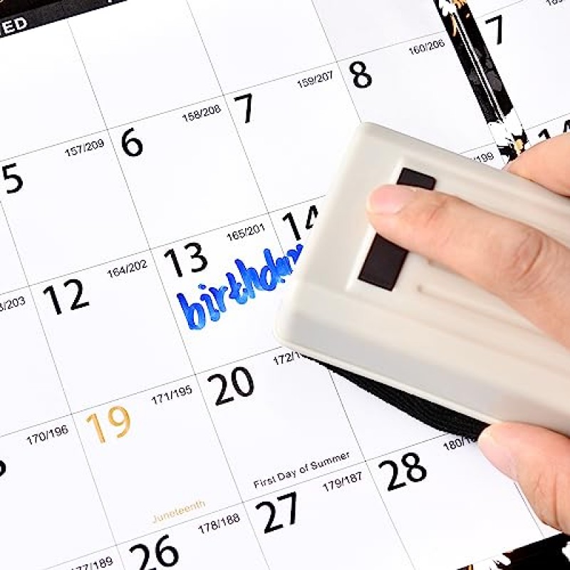 Dry Erase Calendar 2024 - 2024년 1월 - 2024년 12월, 34.8' × 22.8' 연간 벽 달력, 지울 수 있는 벽 달력 2024, 벽용 Dry Erase 달력, 양면 수평 양면 가능