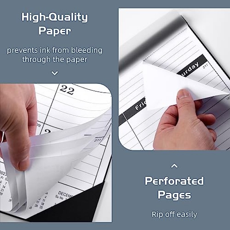 탁상용 달력 2023-2024 대형 22 x17, 대형 탁상용 달력 2023-2024 (OCT.2023 - MAR.2025),전문 탁상용 달력 2023 대형 22 x17,2024 벽걸이 달력 대형 월간 달력,클래식 블랙