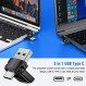 2-in-1 USB Type C 프레젠테이션 리모콘, Mac, 컴퓨터, 노트북용 하이퍼링크 및 볼륨 조절 기능이 있는 PowerPoint용 무선 발표자 리모컨