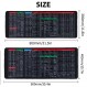 데스크 매트 퀵 키 초대형 미끄럼 방지 키보드 패드 - 사무용 소프트웨어 단축키 패턴 포함, 확장형 대형 마우스 패드, 키보드 마우스 매트 컴퓨터, 미끄럼 방지 고무 베이스 마우스 패드(11.8 * 31.5인치)