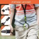 Leffis 4 팩 돋보기, 어린이와 노인을 위한 끈이 있는 10X 미끄럼 방지 휴대용 독서 돋보기, 독서, 교실 과학 및 자연 탐험을 위한 75mm 돋보기 렌즈