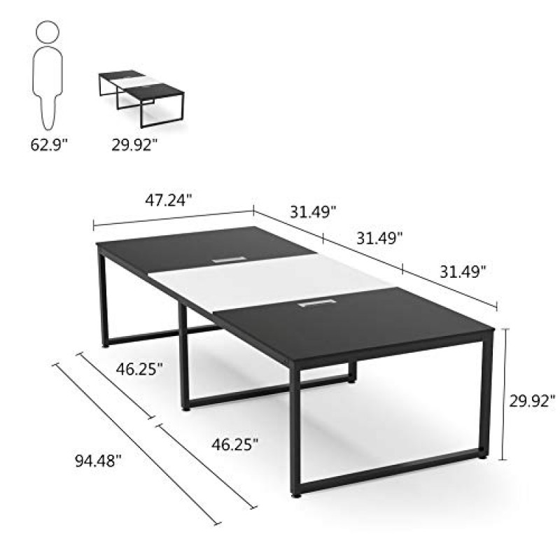 Tribesigns 8FT 회의 테이블, 94.49