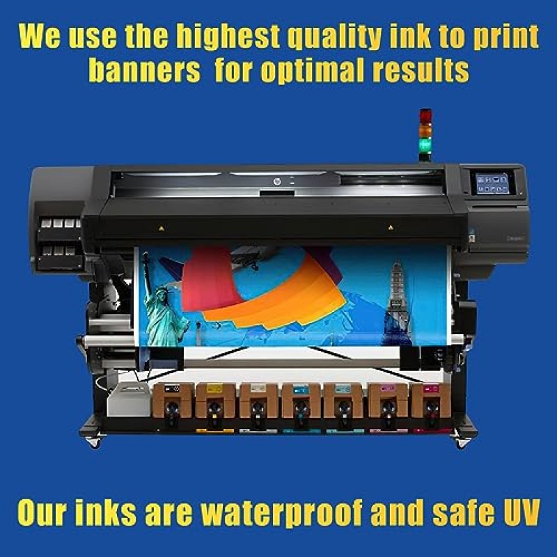 EKSPRINT 맞춤형 배너 및 표지판, 비닐 패브릭, 비즈니스 실내 및 실외용 배너 맞춤형 파티 가정 결혼식 학교 사무실 행사에서 널리 사용되며 다양한 크기 옵션 제공