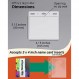 끈용 투명 플라스틱 ID 홀더 - 4 x 3인치 ID 이름 배지를 고정할 수 있는 상단 로드(4 x 3 가로 100팩)