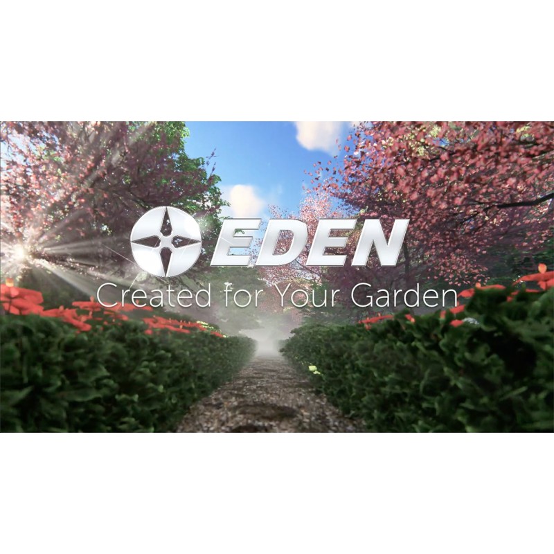 Eden 94113 잔디 및 정원 정원용 필수 진동 물 스프링클러, 빠른 연결 스타터 세트 포함, 노즐 16개, 최대 3,600평방피트까지 덮음, 중량 베이스