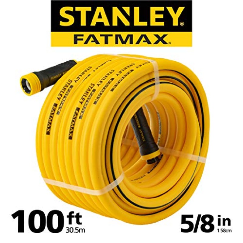 Stanley Garden BDS6652 Stanley Fatmax 5/8 x 100 정원 호스, 100피트, 노란색