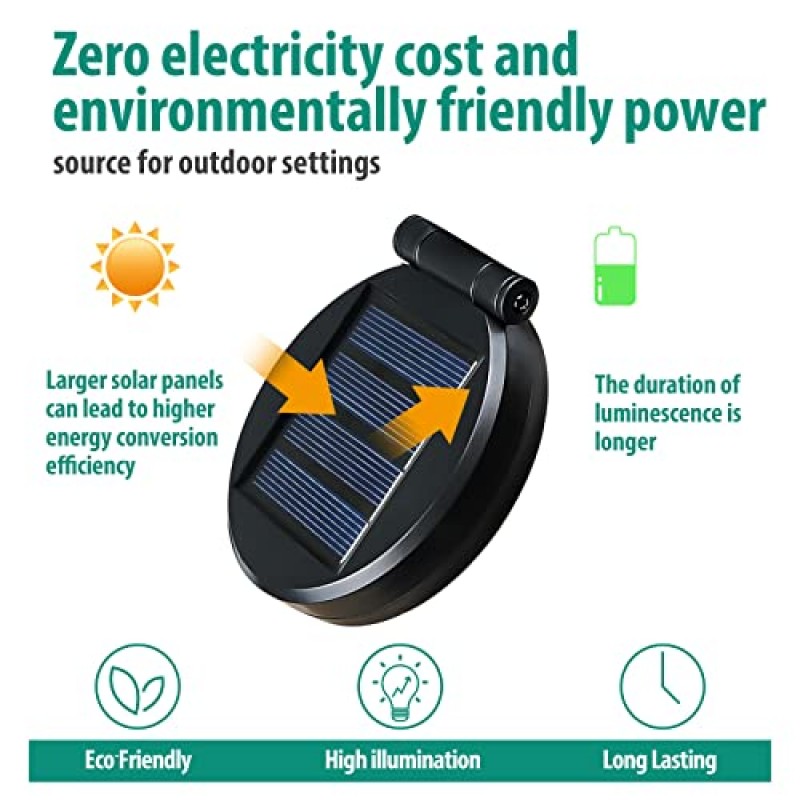반딧불 정원 태양광 야외 조명: 8 팩 태양광 반딧불 조명 야외 방수, 8 LED 활기찬 반딧불 항성 바람에 흔들리는 조명, 외부 정원 장식용 태양광 조명(따뜻한 흰색)