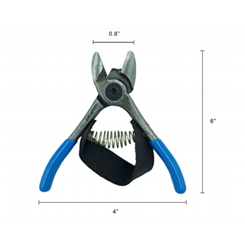 Zenport H320S 후지 오렌지 과일깎이(스트랩 포함)(20개 들이 상자), 블루(H320S-20PK)