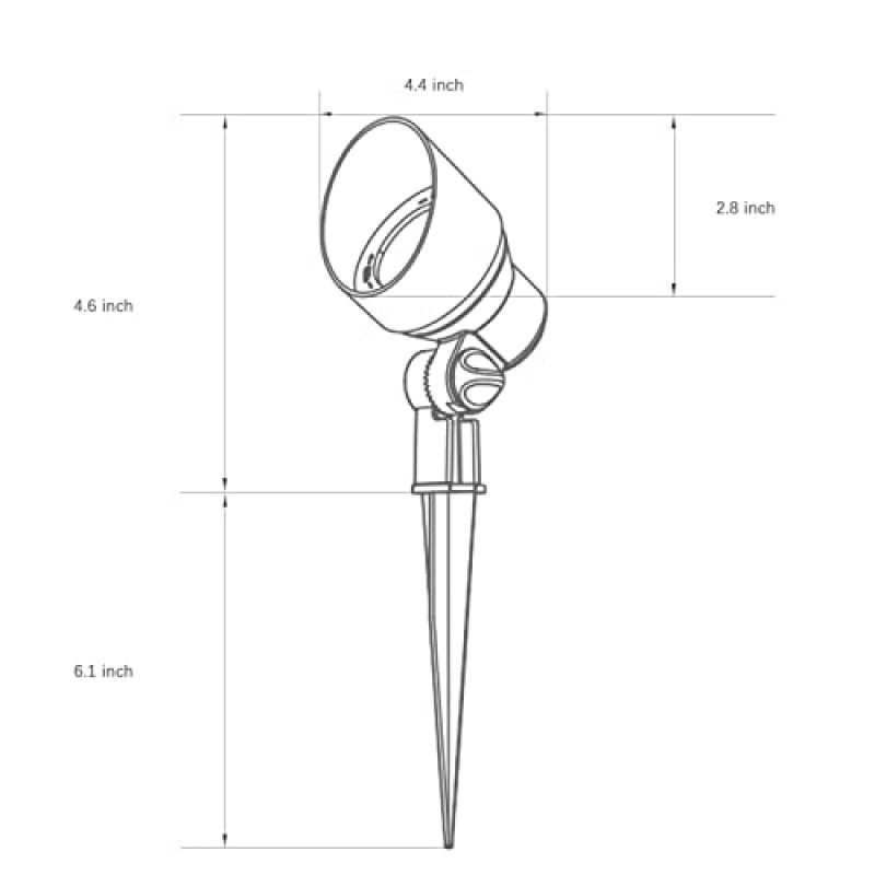 말리부 저전압 조경 스포트라이트 20W 할로겐 스포트라이트 12V AC 12PK 야외 검정색 조경 조명 키트(스파이크 스테이크 및 커넥터 포함) 145 루멘 2800K 따뜻한 흰색 정원, 잔디밭, 산책로용