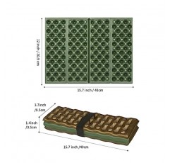 FOCHIER F 스타디움 시트 패드, 캠핑 폼 패드, 접이식 Z 스타디움 시트 쿠션 캠핑 배낭 경기장 야외 피크닉, 하이킹, 등산, 관람석 용 절연 시트 패드