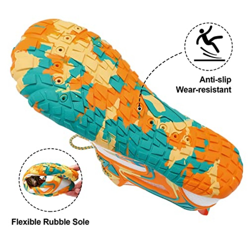 XIHALOOK 운동 하이킹 워터 슈즈 여성 남성 빠른 건조 맨발 해변 걷기 카약 서핑 트레이닝 신발