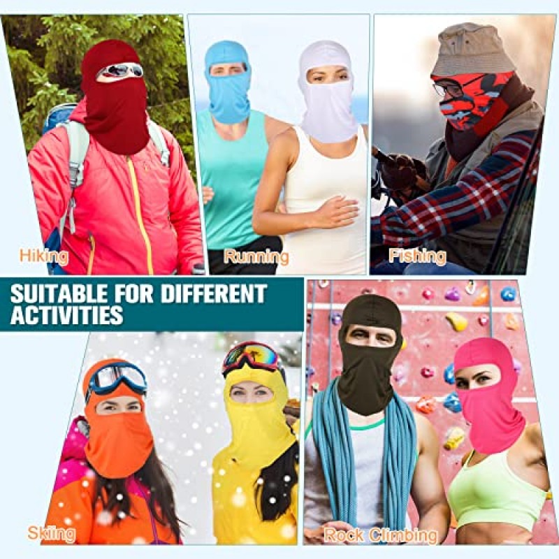 36 Pcs Balaclava 페이스 마스크 커버 UV 보호 방풍 페이스 보호 커버 야외 스포츠 오토바이 러닝 라이딩