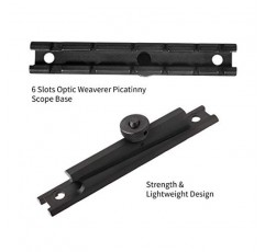 ToopMount 캐리 핸들 레일 캐리 핸들 Picatinny 레일 마운트 위버 레일 20mm 캐리 핸들 스코프 마운트 알루미늄 분리형 블랙 캐리 핸들 야외 스포츠용 Picatinny 레일 세트