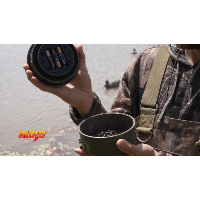 MOJO Outdoors New Flock A Flicker 2 모션 스피닝 윙 덕 디코이(4팩), 브라운(HW2531)