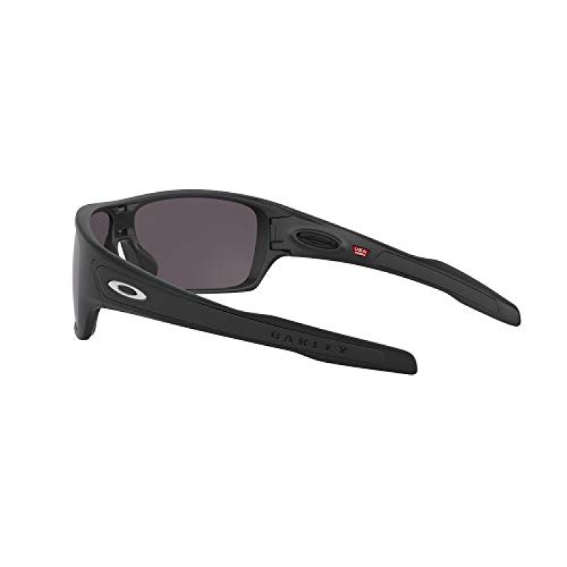 Oakley 남성 Oo9307 터빈 로터 직사각형 선글라스