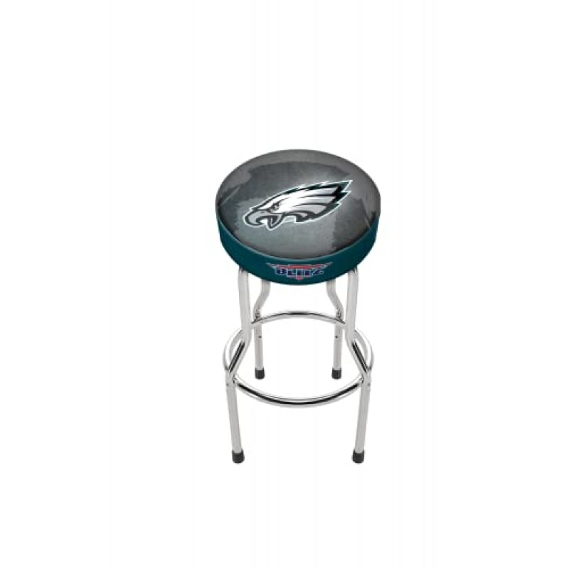 Arcade1UP 조정 가능 라이선스 NFL Blitz Pub Stool(필라델피아 이글스)