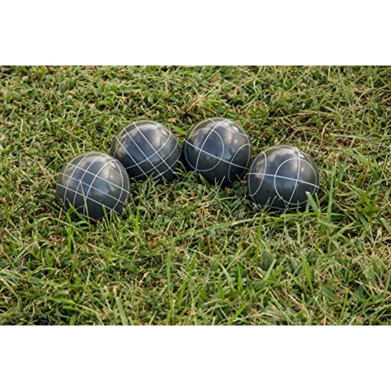 Triumph Sports Competition 100mm 수지 Bocce Ball 야외 게임 세트, 간편한 보관, 멀티, 원 사이즈, 35-7103-3용 휴대용 가방 포함