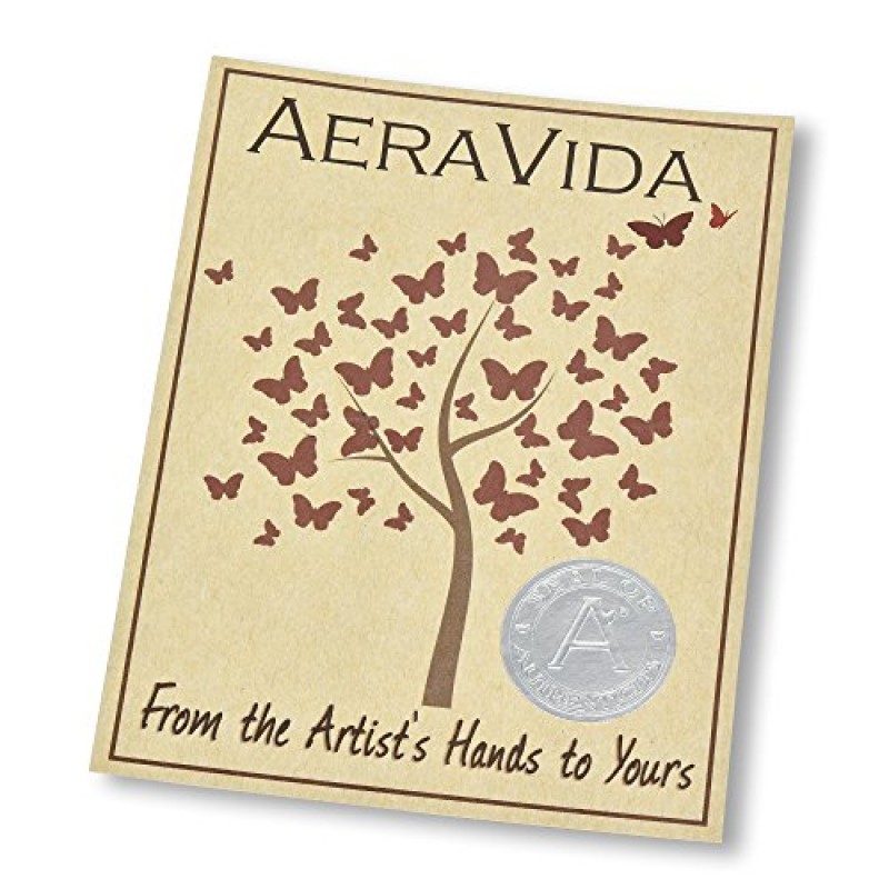 AeraVida 우아한 수제 다채로운 돌 클러스터 멀티스트랜드 드롭 스테이트먼트 목걸이, 25인치
