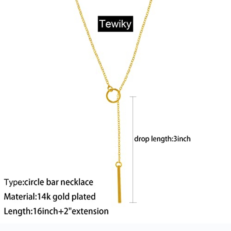 여성을위한 Tewiky Lariat 목걸이, 우아한 골드 긴 목걸이 14k 골드 도금 하트 진주 CZ 눈물 방울 펜던트 목걸이 간단한 골드 드롭 목걸이 유행 Y 목걸이 여성을위한 패션 골드 쥬얼리 여자