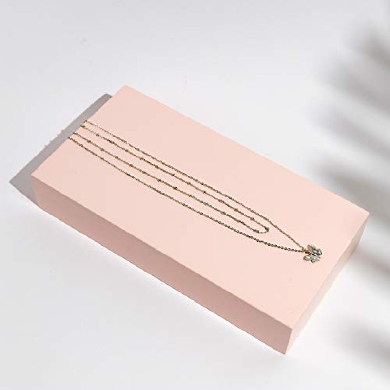 PAVOI 14K 골드 도금 번개 클러스터 펜던트 목걸이(여성용) | 여성을 위한 9.3x2.0x12mm 골드 나비 펜던트 체인 목걸이 | 925 스털링 실버 목걸이| 화이트 골드