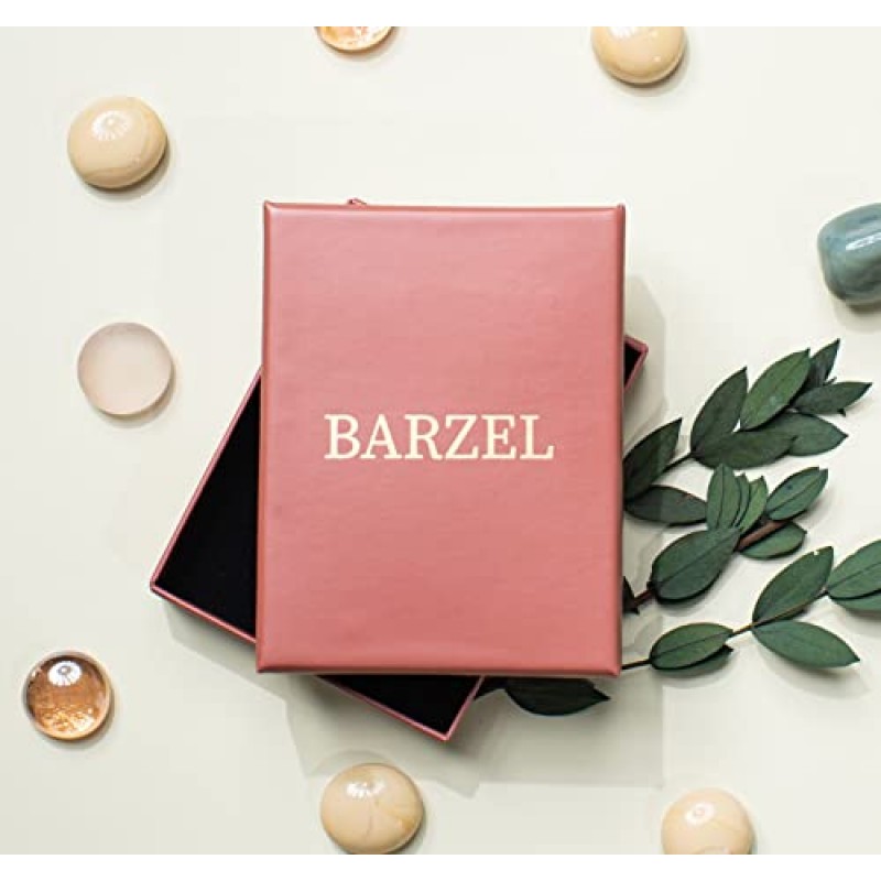 여성을 위한 Barzel 18K 골드 도금 멀티컬러 스톤 크리스탈 타원형 목걸이 - 브라질산