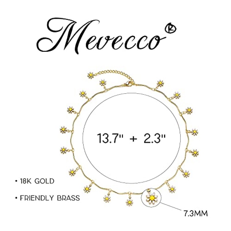 MEVECCO 골드 체인 초커 목걸이, 14K 골드 도금 우아한 귀여운 립 체인 긴 목걸이 여성을위한 섬세한 패션 초커 목걸이 쥬얼리 선물