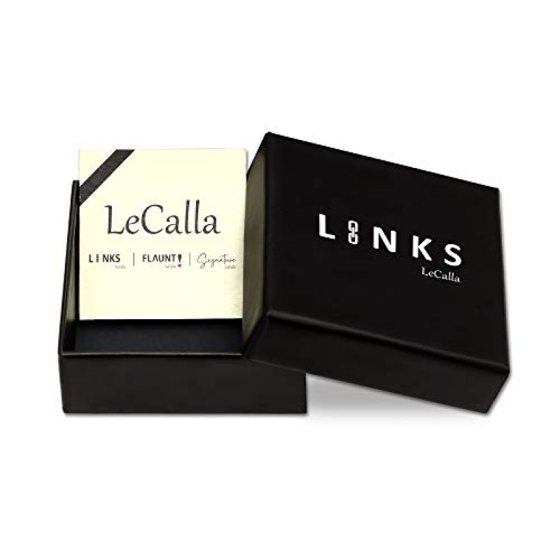 LeCalla 링크 925 스털링 실버 이탈리아 주얼리 유행 선물 3 MM, 3.5 MM, 4.5 MM 랍스터 걸쇠가 있는 십대 여성 및 남성을 위한 PaperClip 링크 체인 목걸이(16, 18, 20, 24인치)