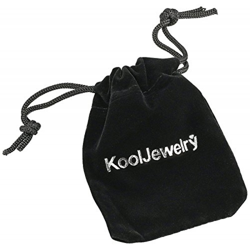 Kooljewelry 14k 화이트 골드 0.6mm 다이아몬드 컷 케이블 체인 목걸이(16, 18, 20, 22, 24 또는 30인치)