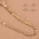 PORI JEWELERS 14K 옐로우 골드 1.8MM 다이아몬드 컷 앵커/케이블 체인 목걸이 - 노란색으로 제공, 14"-24"