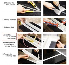 코킹 코킹 실리콘 실란트 마무리 도구 스프레더 주걱 어플리케이터 고무 도구 4 사이즈 세트