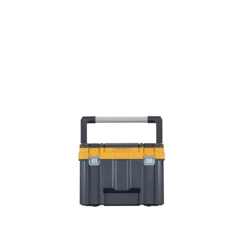 DEWALT TSTAK 도구 상자, 깊고 긴 손잡이, 초대형 디자인, 도구 정리용 고정 칸막이, 방수 및 잔해 방지(DWST17814)